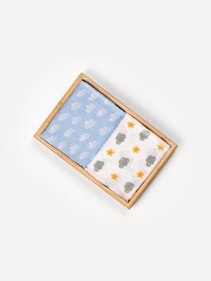 Sky & Starlight Swaddle Duo