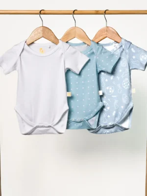 Bunny Blue Romper Set
